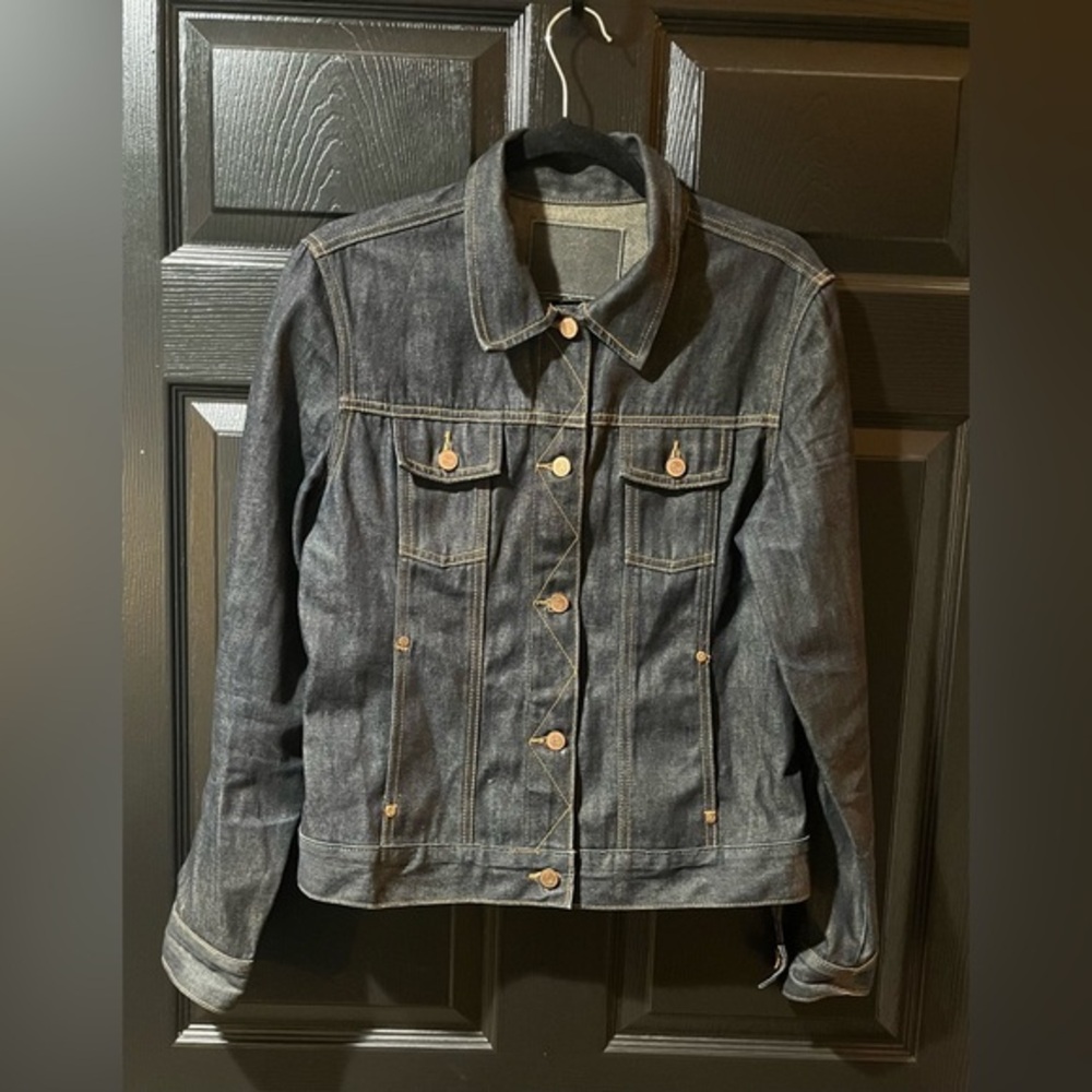 Vintage Guess Dark Wash Denim Trucker Jacket